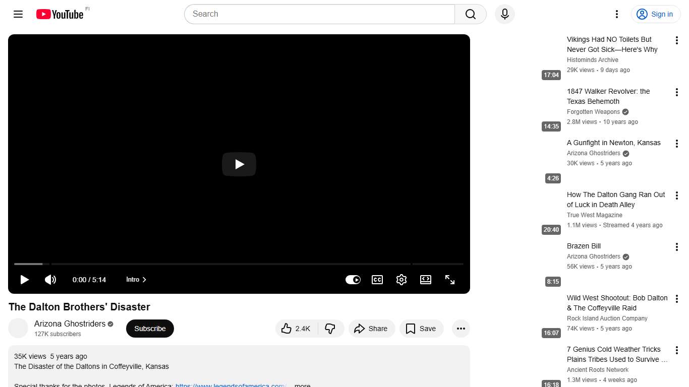The Dalton Brothers' Disaster - YouTube